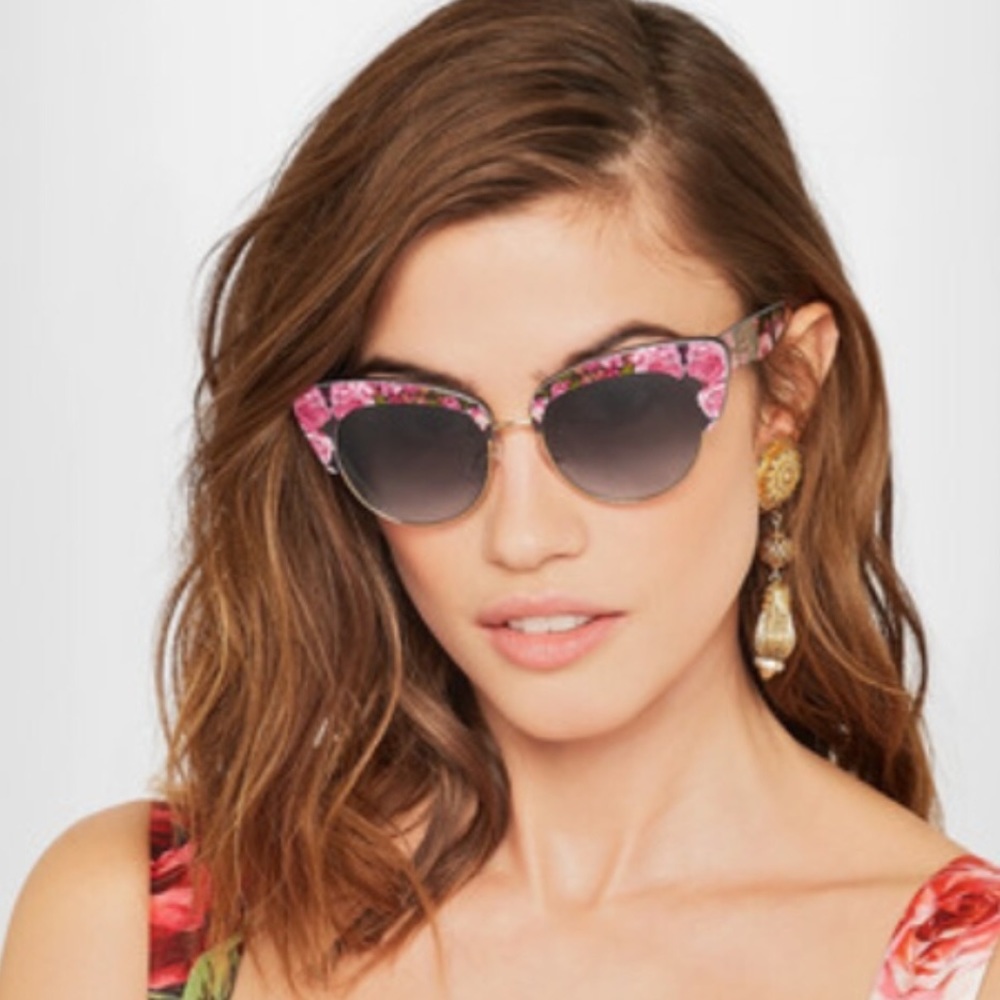 Dolce & Gabbana Floral Sunglasses